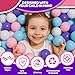 MW SPORTS Play Balls for Ball Pit, Plastic Crush Proof, Phthalate & BPA Free, Pastel Colors (400 Balls)