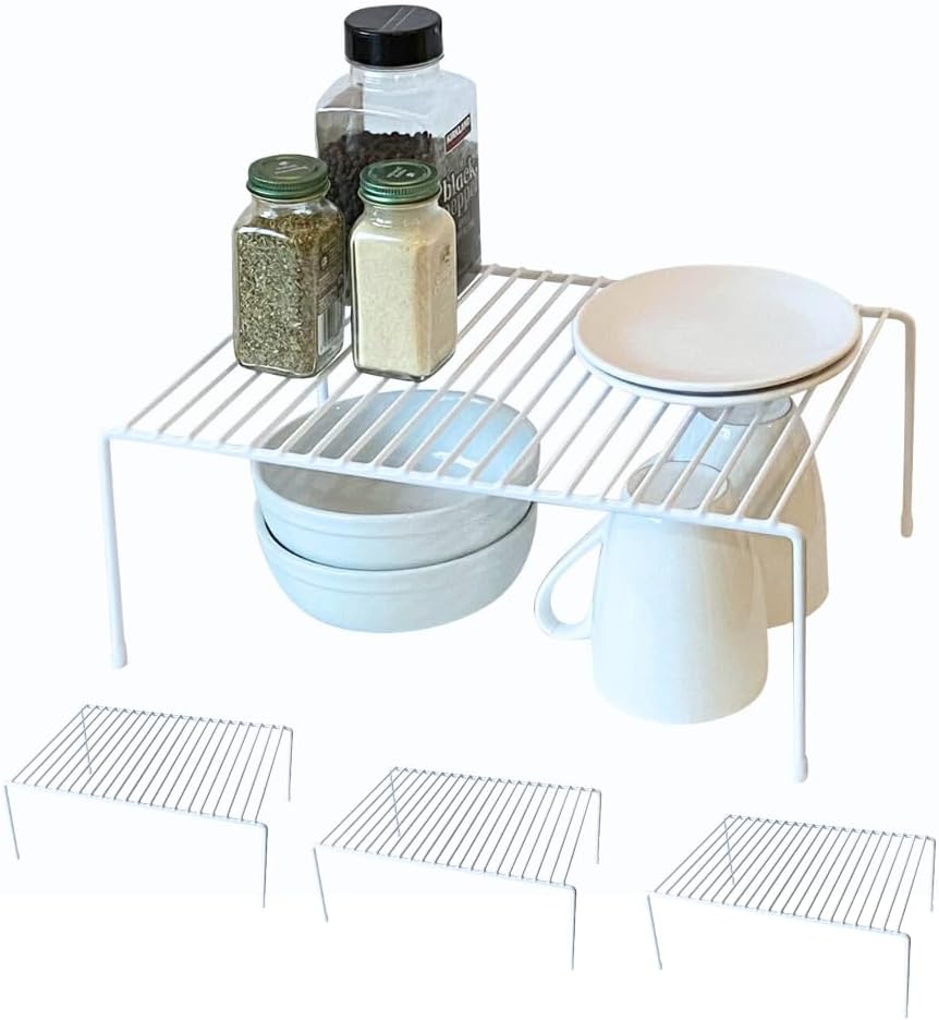 Evelots Kitchen Wire Shelf Organizer/Rack 4 Pack