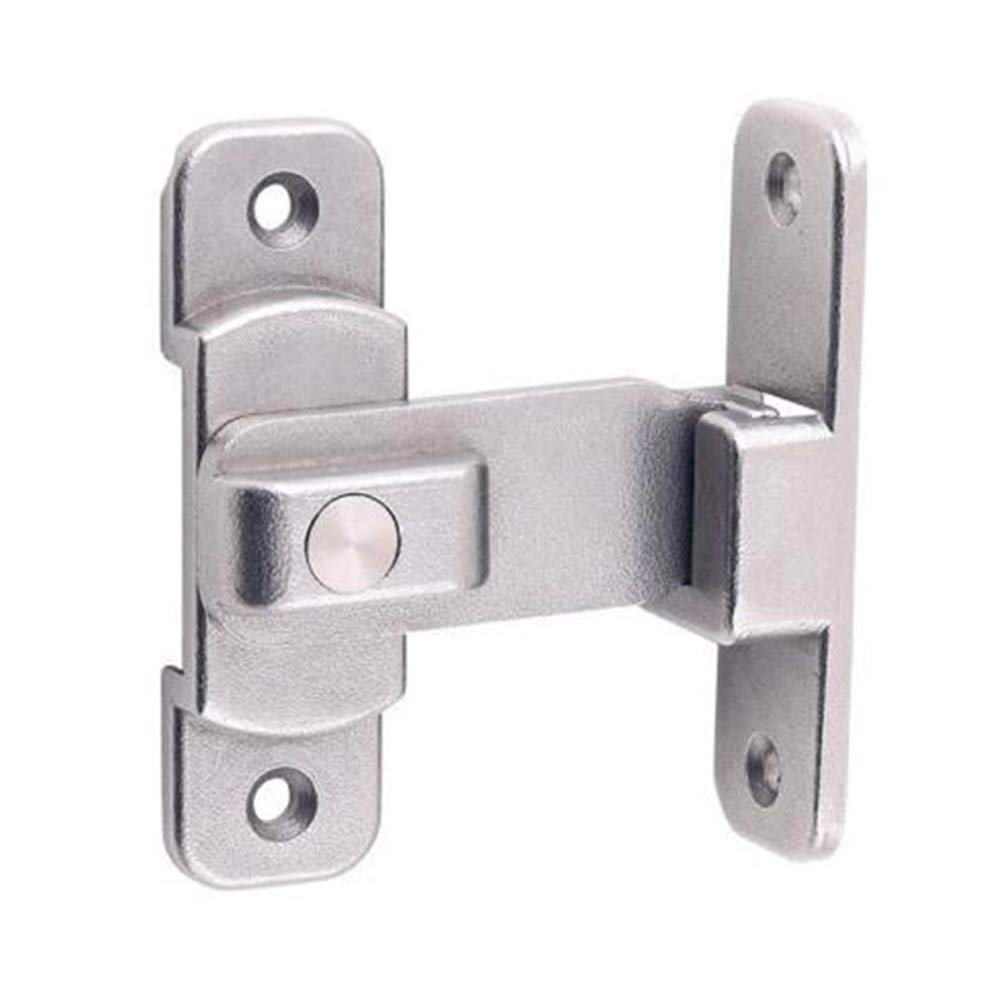 NVSFZGIYG Lock Latch,Sliding Bolt,Door Bolts,Heavy Duty 90 Degree Flip,Right Angle Curved Buckle,Barn