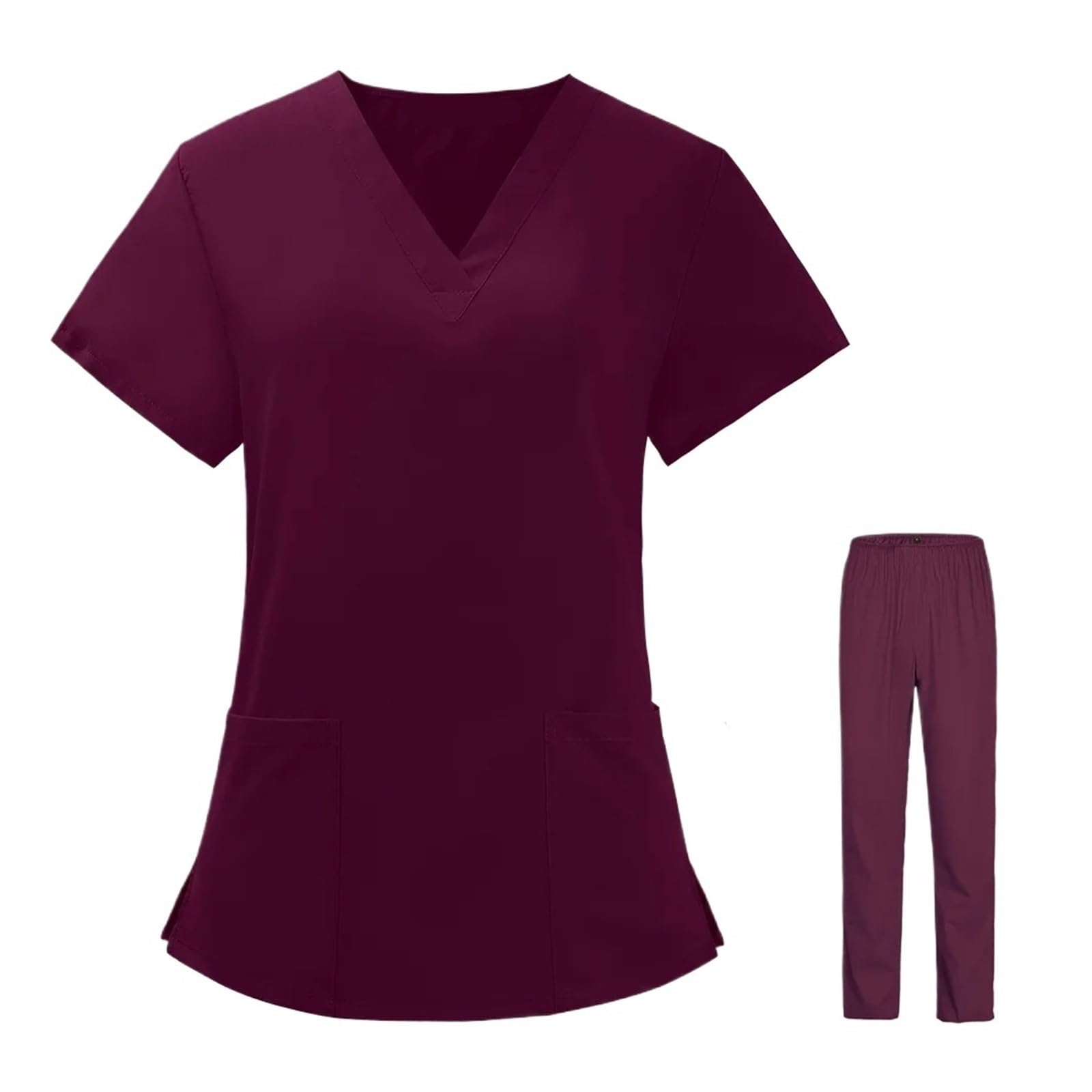 Uniforme Sanitario NiñA Traje De Túnica Enfermería, Uniformes Quirúrgicos, Conjunto Exfoliación For Mujer, Ropa Trabajo For Salón Belleza