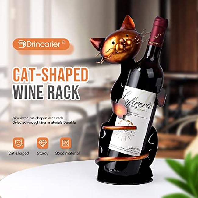 Cat Decor Wine Holder Wine Rack Wine Bottle Holder Wine Cat,Gift for Halloween and Christmas,Cat Gifts for Cat Lovers¡¡¡