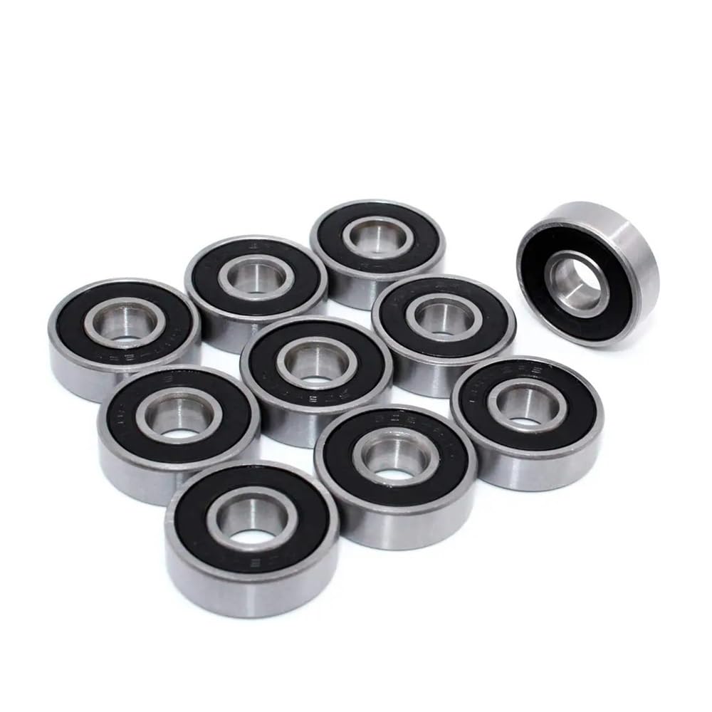 10pc 608 688 RS ZZ Skateboard Bearings Double Shielded Ball Bearings Small Bearing Replacement Parts for Longboard Roller Skates IDGTTLDF(605 5x14x5mm,-2RS_10PCS)