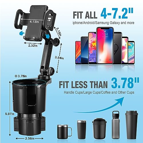 Scrwvess CAR CELL PHONE HOLDER FOR IPHONE Cup Holder Phone Mount thumb #2