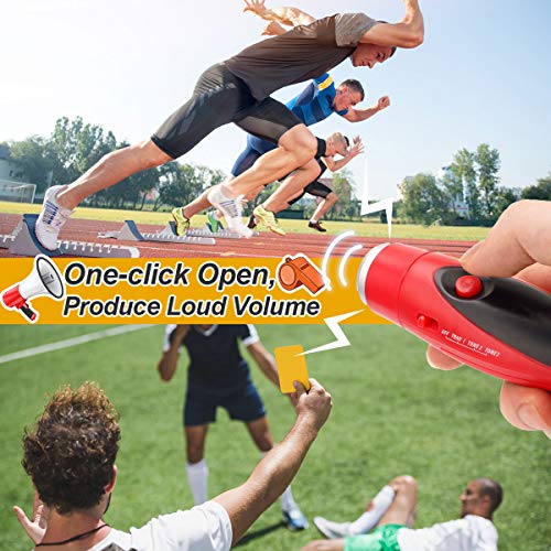 Image of UNIWA Electronic Whistle, Battery Operated Whistle Adjustable 3 Different Loud Whistle Sounds with Lanyard Handheld Electronic Whistles for Referees Volleyball Coaches Teacher, Soccer Sports Whistle
