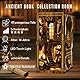 Villageboom Book Nook Bausatz mit LED-Lichtern – DIY Miniatur- Bibliothek Alte Bücher – 3D Holzbausatz für Bücherregal Deko – Geschenkidee für Erwachsene & Teenager (Bibliothek Alte Bücher)
