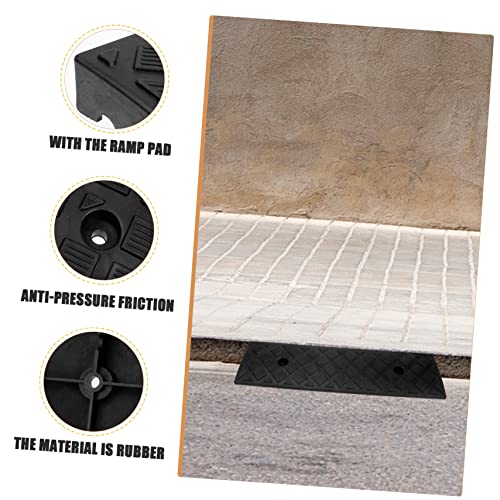 Rampas Zerodeko de plástico resistente para bordillo, color negro, para coche, motocicleta y acceso en silla de ruedas miniatura 5