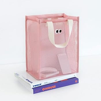 Mojocamer モジョカマー メッシュトートバッグ ピンク 新品 Mojocamer モジョカマー メッシュトートバッグ ピンク 新品