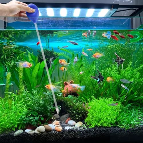 Aomhrek 2 Stücke 40 cm Aquarium Pipette, Feed Pipette, Korallen Feeder Tube, Aquarium Sauger, Pipette Lang, Geeignet für Aquarien, Große Kleine Fisch Tank Zubehör Reinigungszubehör