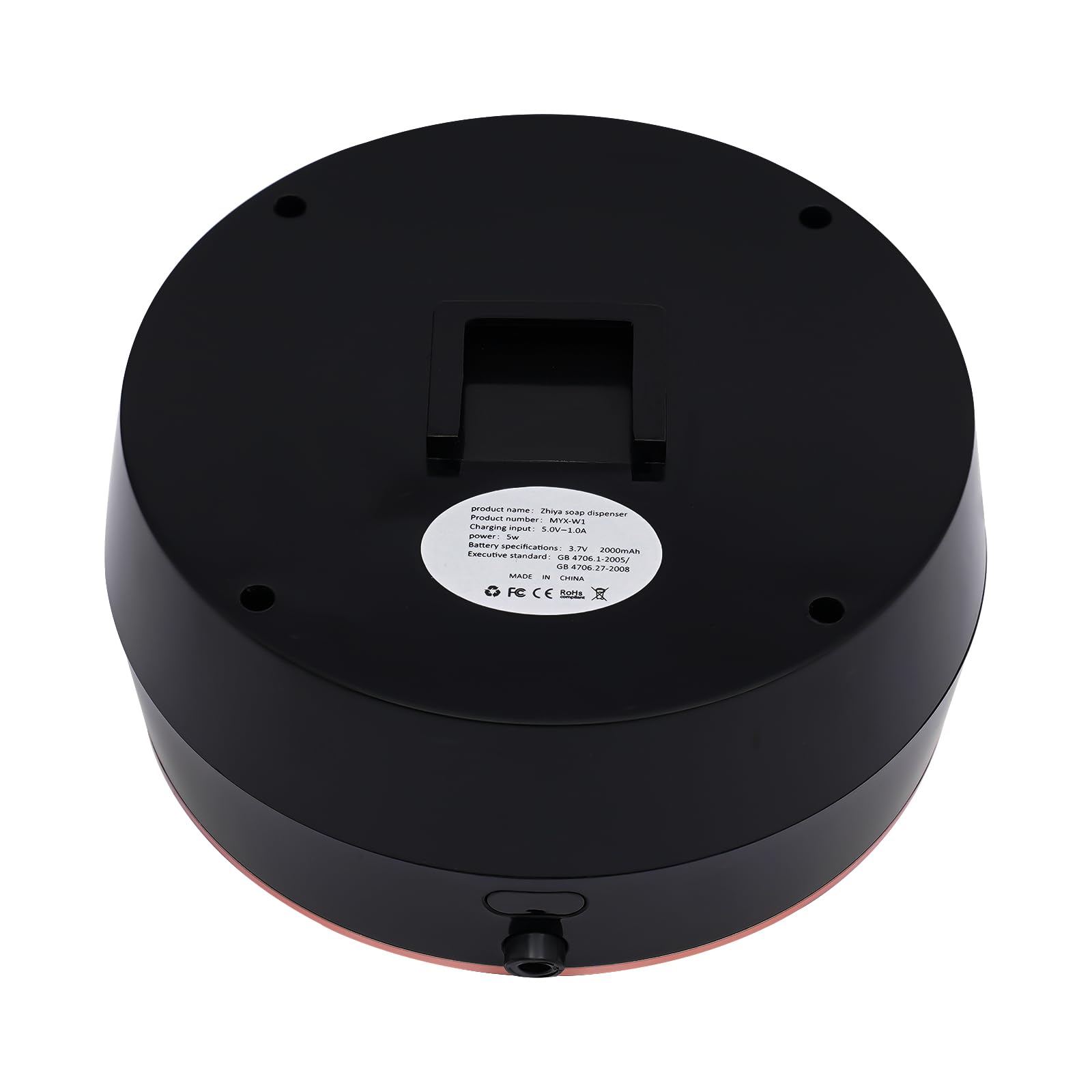 Dispenser di sapone automatico da parete con sensore No Touch Dispenser di sapone automatico elettrico in plastica dispenser di sapone cucina ufficio