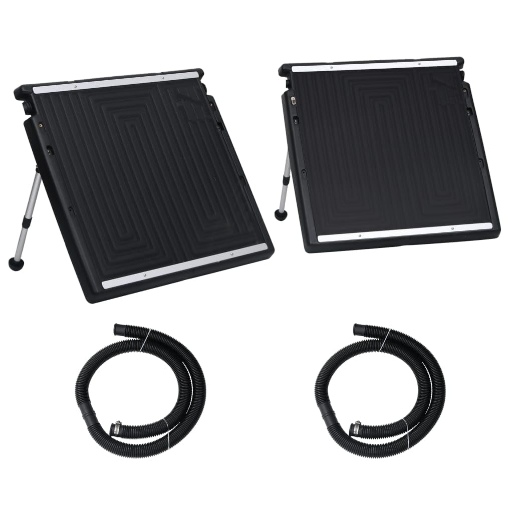 Kavolet Lot de 2 panneaux solaires de piscine - 150 x 75 cm - Panneau solaire - Connexion 38 mm - Pour piscine, douche de jardin, piscine