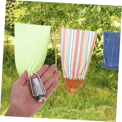 ASAKKURA Metal Clothesline Tightener Aluminium Tensioner for Clotheslines Heavy-Duty Grip for Indoor and Outdoor Use Quick Installation and for Tarps and Laundry - Image 5