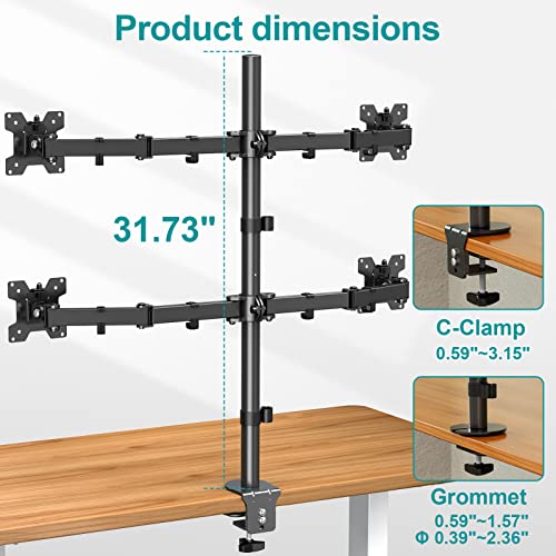 Encuentra reviews de Soporte 4 monitores - los mas comprados. 21 Imagen adicional