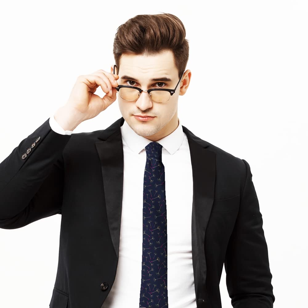 ( Dandelion Fseeds ) Fashion Novelty Necktie, Conversation Neckwear Ties Great for Party and Events