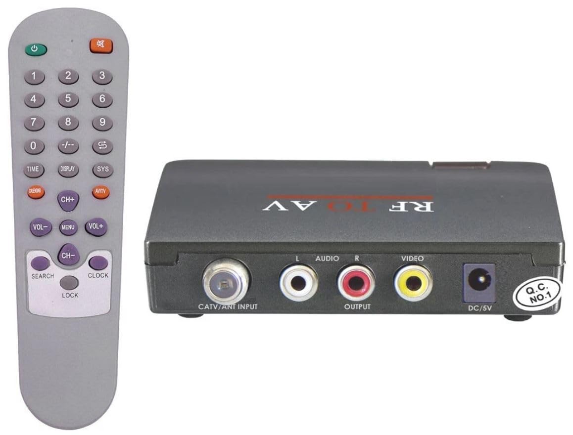 Premium Analog TV Tuner with Composite RCA Video Audio Output for NTSC PALTV Signals