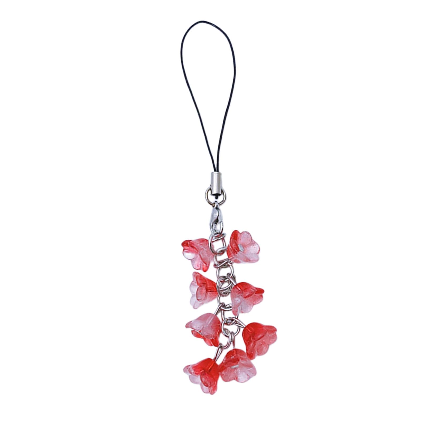 NEWFT Flower Phone Charm Phone Pendant Stylish Lilys of the Valley Phone Chain for Bag