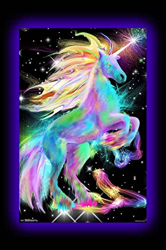 Trends International RP17934 Neon-Unicorn Wall Poster thumb #1