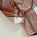 Toddler Baby Boy Girl Hooded Coat Outwear Long Sleeve Button Down Plaid Shirts Casual Hoodie Jacket with Pockets (Brown, 1-2 Years)
