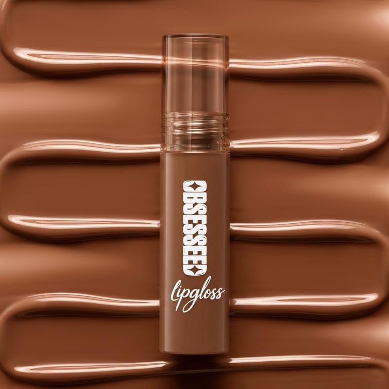 Image of MARS OBSESSEED Lip Gloss (3.5 ml) (01-ALL MINE) | Highly Pigmented | Non-Transfer | High-Shine Formula | Hydrating, Enriched with Vitamin E | Non-Sticky & Lightweight (Pack of 2)