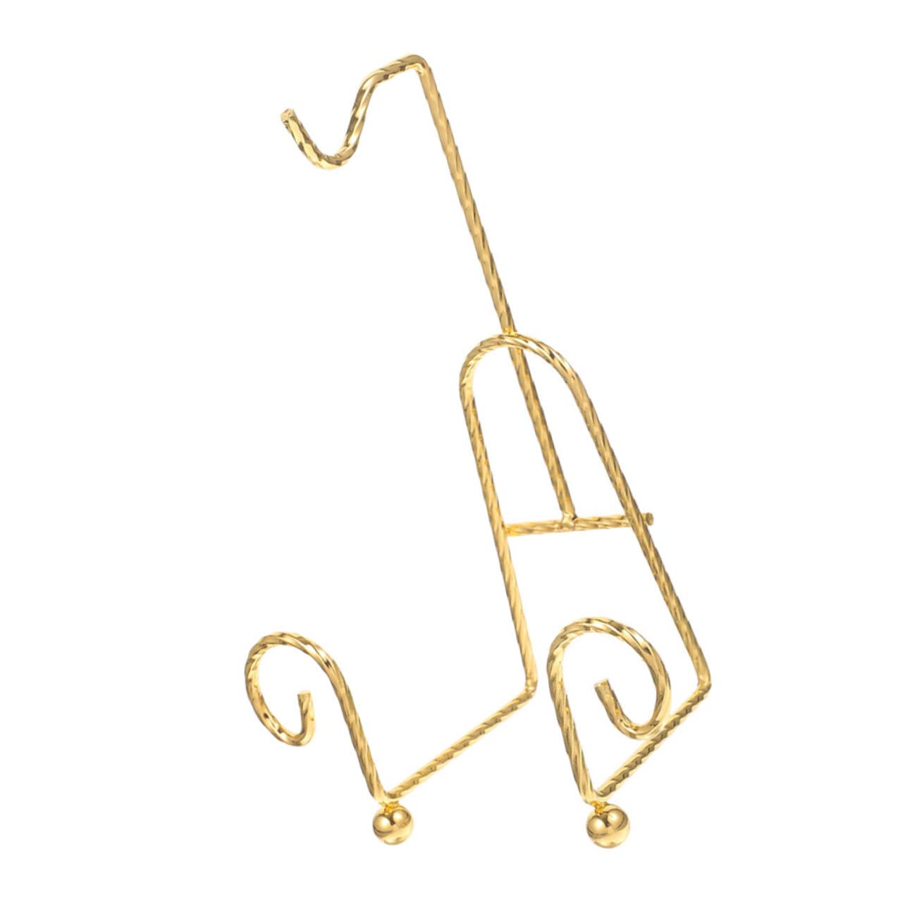 DOITOOL Tea Cup Saucer Display Stand Color Cup Holder Metal Plate Holder Home Kitchen Decor