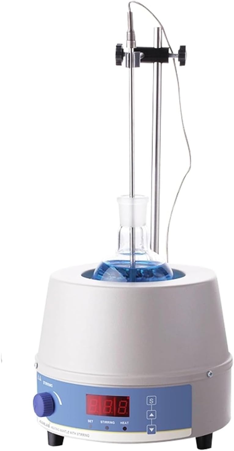 COYEUX Electric Lab Heating Mantle, 1000ml Magnetic Stirrer Heating Mantle with Magnetic Stirrer, Digital Display, Temperature and Speed Adjustable, for Laboratory
