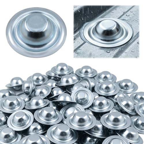 100Pcs Metal Screw Roof Caps Screw Covers for Protecting Screw Heads Easy to Install for Leak Protection Weather Protection and DIY Home Improvement