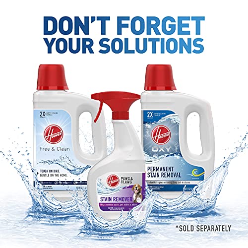 Hoover, Red Power Scrub Deluxe Carpet Cleaner Machine, Upright Shampooer, With Storage Mat, Fh50150B #TOP7