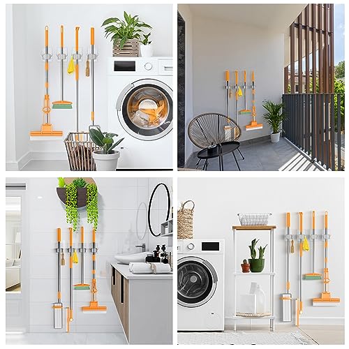 Batur HOLDER006 Broom Holder Wall Mount, 4 Pack New Version Broom Holder, Super Anti-Slip Mop And Broom Holder Wall Mount thumb #6