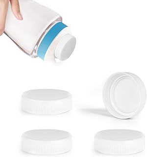 Lid for Cirkul Water Bottle - 4 Pack Cap Lid Replacements Compatible with Cirkul, Fits Cirkul Flavor Cartridges, Essential Accessories for Plastic and Stainless Steel Water Bottles