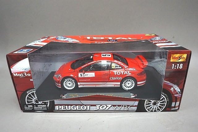 Maisto 1/18 PEUGEOT 307 WRC プジョー　美品 Maisto 1/18 PEUGEOT 307 WRC プジョー 美品 Maisto 1/18
