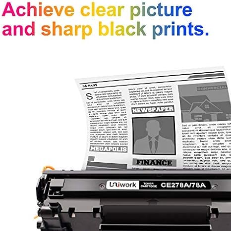 Uniwork Compatible Toner Cartridge Replacement for 045 045H Cartridge | 045 CRG-045H for Color imageCLASS MF634Cdw MF632Cdw LBP612Cdw MF632 MF634 Laser Printer Toner Ink, 4 Pack