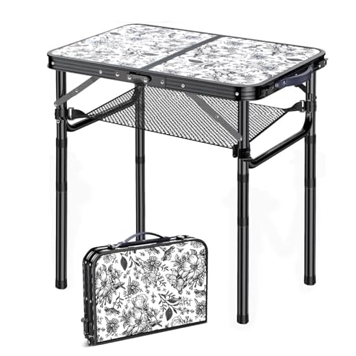 25 Cozy Fire Pit Seating Ideas for Ultimate Outdoor Comfort 5 Outdoor Side Table, Portable 3 Adjustable Height Small Outdoor Folding Table, Aluminum Foldable Patio Side Tables for Outside Indoor, Plant Stand Coffee End Table for Pool, Porch,Garden, Balcony