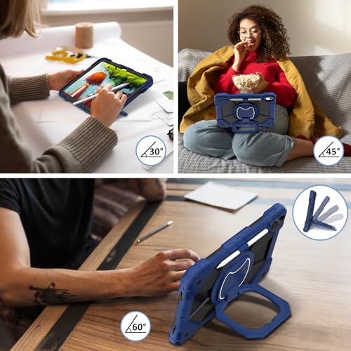 Protection iPad 10 robuste avec support rotatif pour un usage nomade et familial