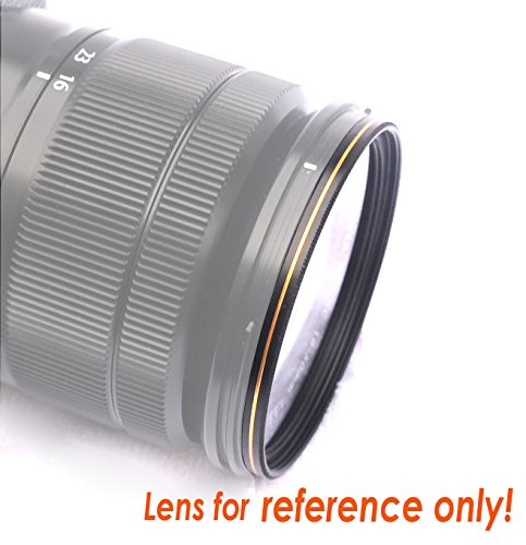 Image of Fotasy 58mm Ultra Slim UV Protection Lens Filter, Nano Coatings MRC Multi Resistant Coating Oil Water Scratch, 16 Layers Multicoated 58mm UV Filter