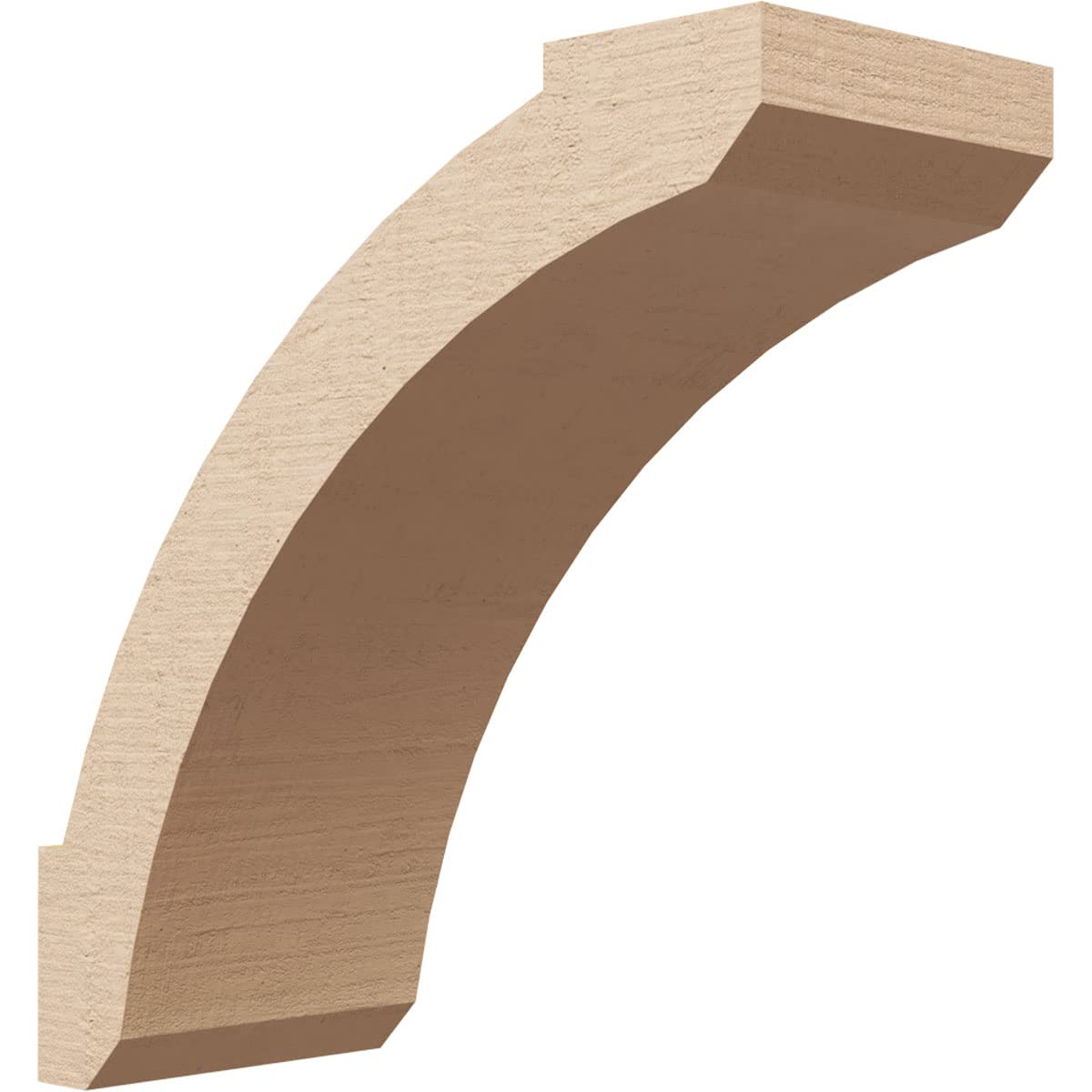 Timberthane Rough Cedar Faux Wood Lafayette Knee Brace, 5