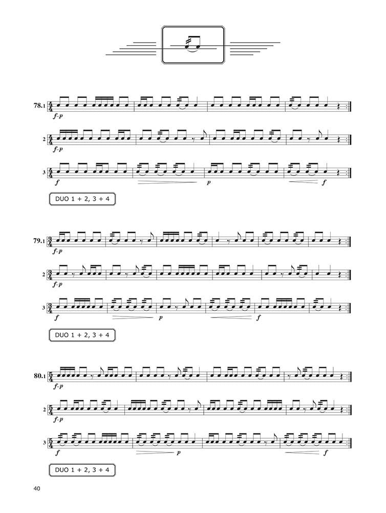 Lerne & Spiele Snare Drum, Teil 1 | Snare Drum Notenbuch für Anfänger/Schüler/Erwachsene | Songbook mit Übungen, Soli, Duette, Rhythmus-Training, ... Deutsche Schlagzeugmethode (CAISSE CLAIRE)