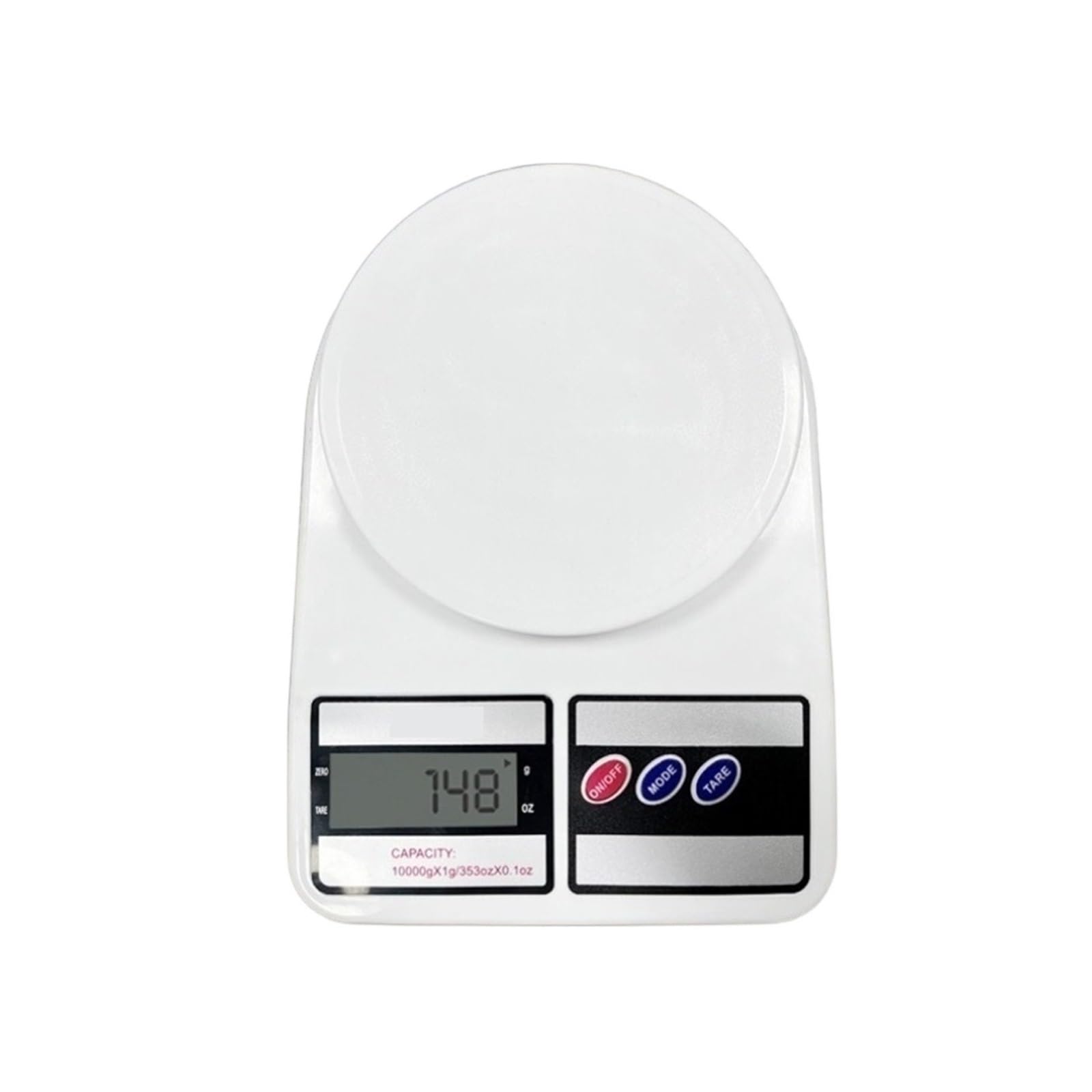 HPTHLY 10KG X 1G Smart LCD Digital Kitchen Scale High Precision Electronic Food Weighing Scale