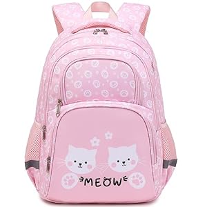 abshoo-Cute-Cat-School-Backpack-For-Girls-Elementary-Kindergarten-Kids-School-Bag-Cat-Pink-A abshoo Cute Cat School Backpack For Girls Elementary Kindergarten Kids School Bag (Cat Pink A)