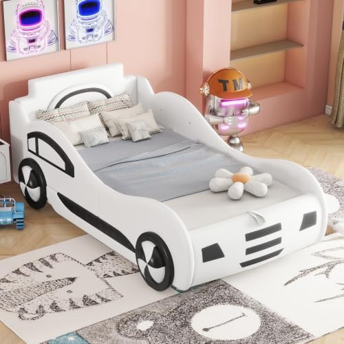 Cama de diseño de cabina en PU con almacenamiento integrado 8