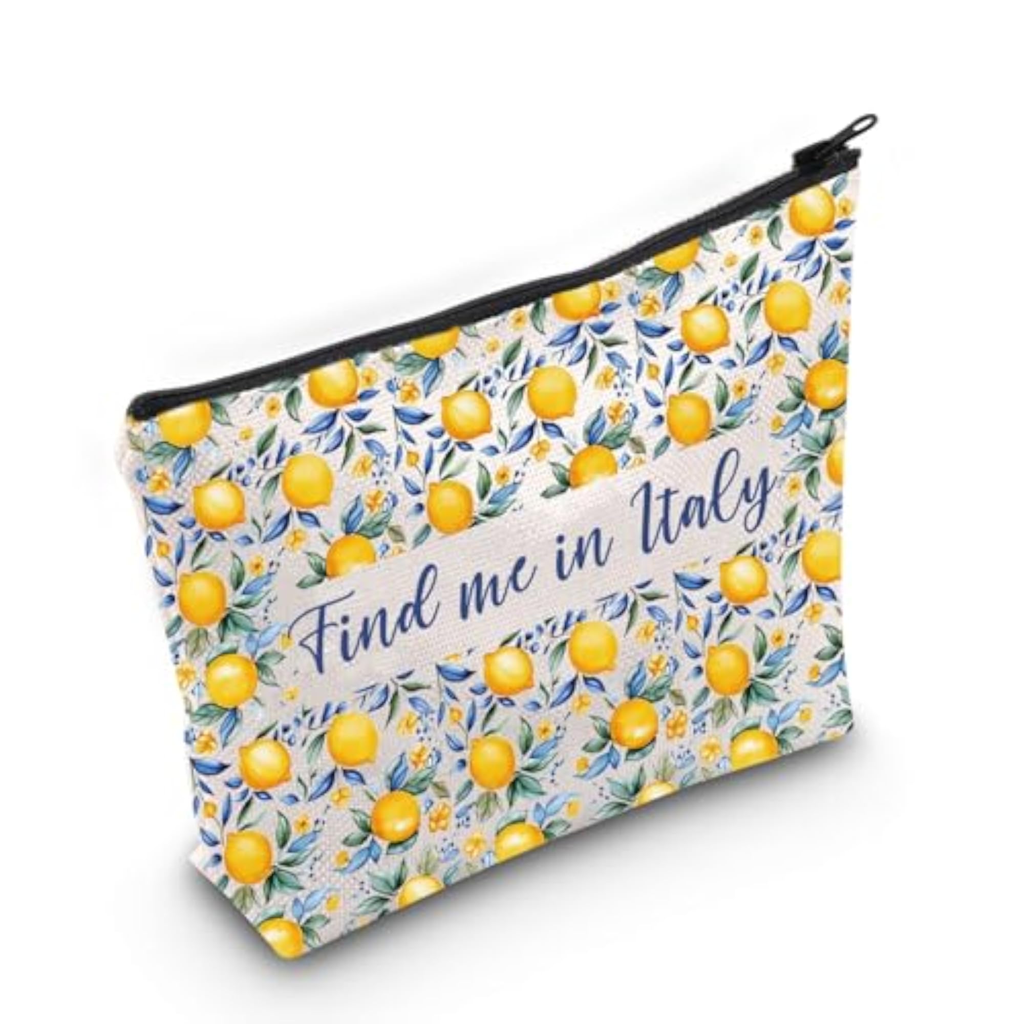 Italian Lemon Makeup Bag, Amalfi Coast Gift