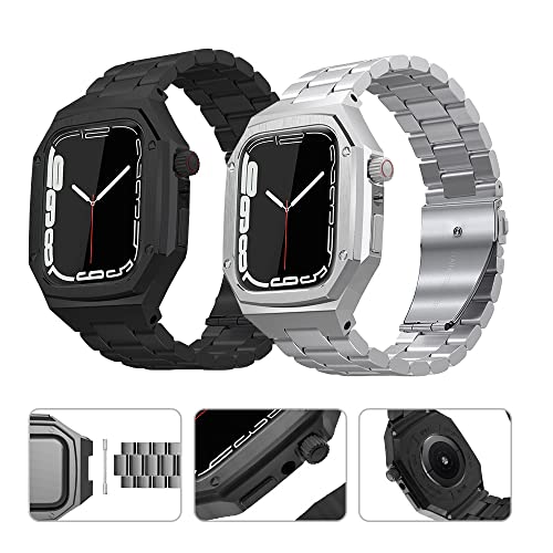 Boîtier en acier inoxydable pour iWatch 7 - L'élégance ultime en métal - 3