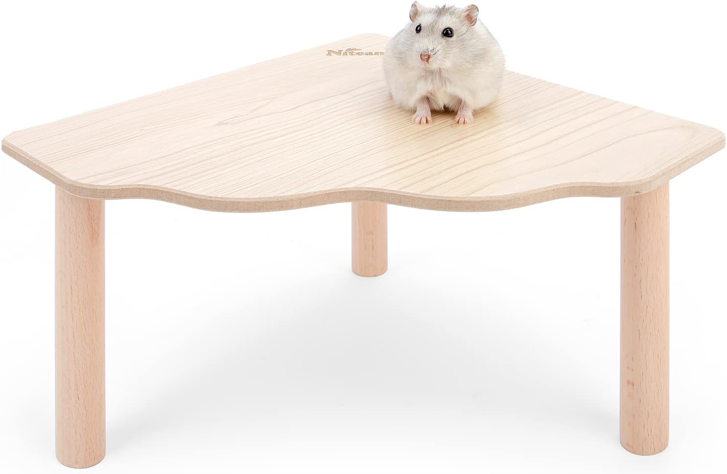 Colexy 5 Pièces Jouets Pour Hamster, Maison Hamster Bois Jouet D'escalade Pour Hamster Pont Et