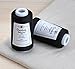 ilauke 4 x 3000 Yards Serger Thread Spools Black Polyester Sewing Threads Overlock Cone