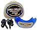Brain-Pad Pro+ - Protector bucal/de la articulación Mandibular, Canal Doble, Azul/Gris, para jóvenes