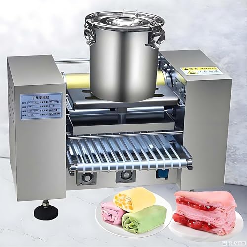 Crepera comercial con velocidad ajustable y calefacción uniforme para cocinas profesionales