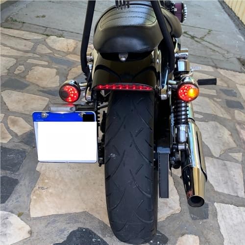 Luz de freno trasera con intermitentes para Harley Sportster XL 1200 y 883 1992-2021 7
