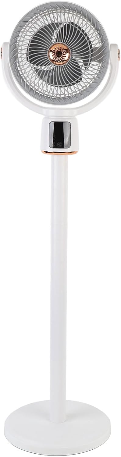 Oscillating Standing Fan Strong Air Circulation Adjustable Pedestal Stand Fan with Timer and Remote for Indoor Bedroom Living Room