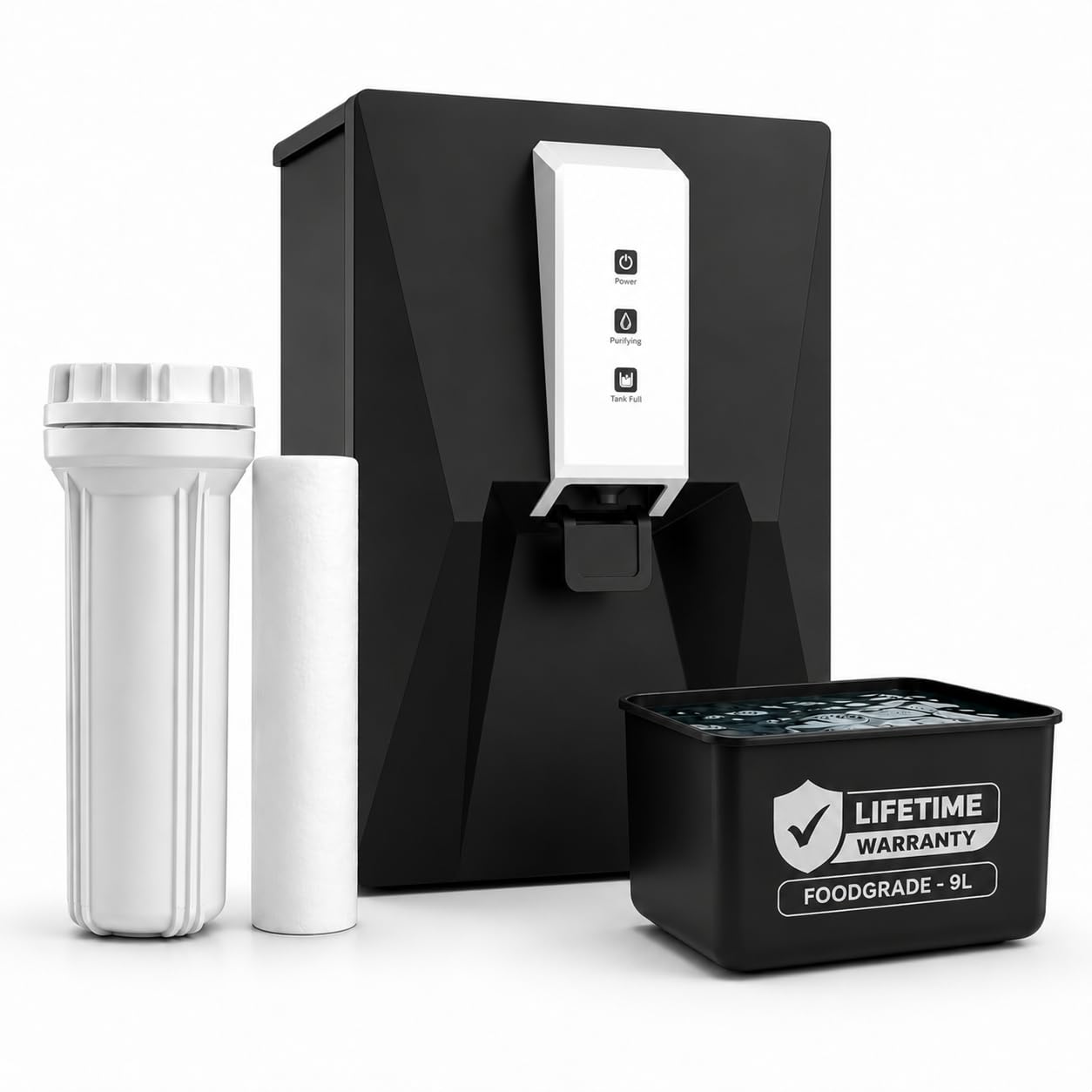 AQUAULTRA K9 RO+UV water purifier filter for home | Triple Mineralizer | Long life | Mega Pre filter| 60% Water Savings| 8-Stage Purification| 9L Rust-Proof & Anti-Corrosive Food Grade Storage-image-29
