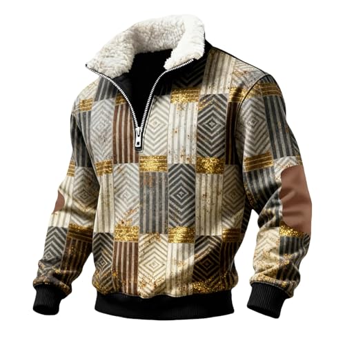 Pull homme en polaire zippé résistant pour hiver froid