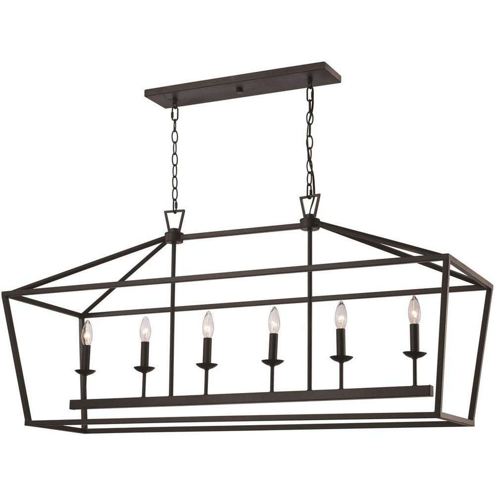 Trans Globe Imports 10267 ROB Six Light Pendant from Lacey Collection 15.00 inches, Multicolor