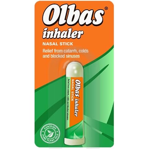 Olbas Nasal Inhaler - Nasal stick - relief from catarrh, colds and blocked sinuses Cover